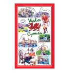 Tea Towel - Iconic Wales Tea Towel (Availability 9) 
